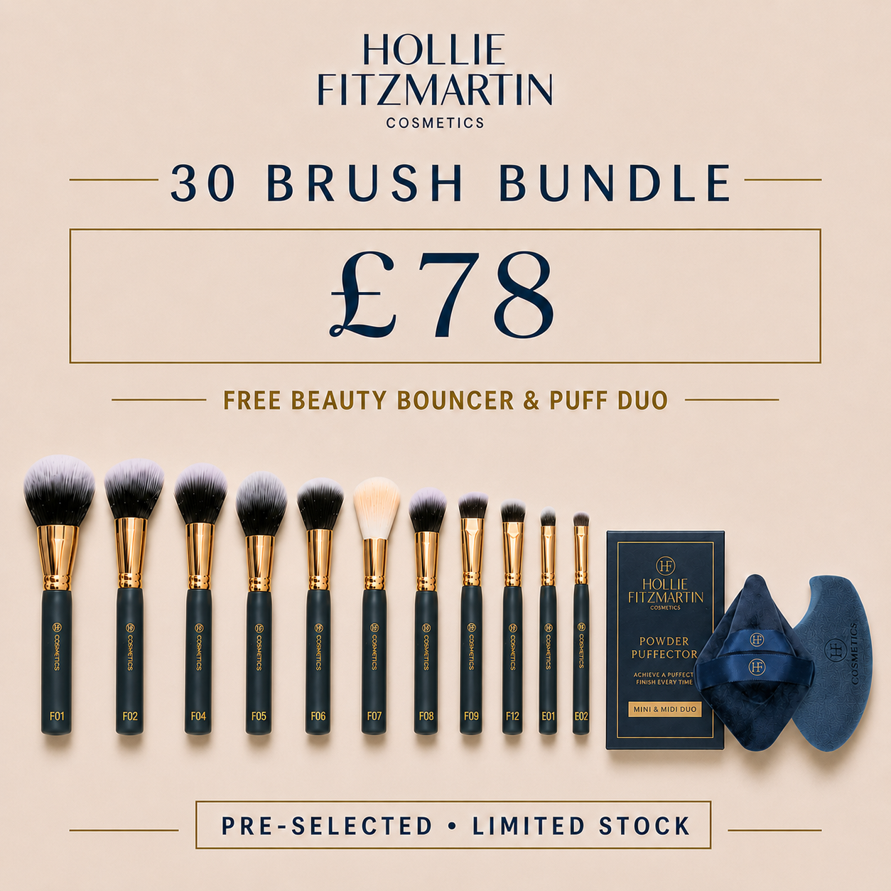 30 Brushes for £78