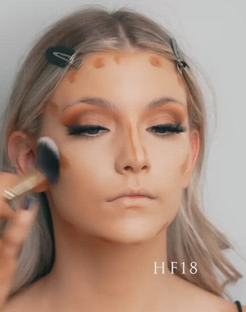 HF18: Cream contour and blush brush