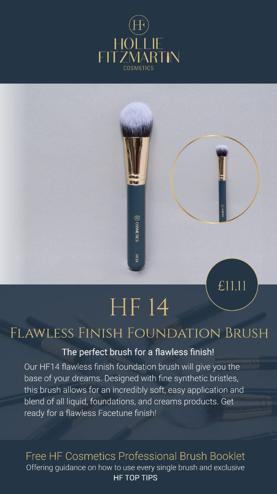 HF14: Flawless Finish Foundation Brush